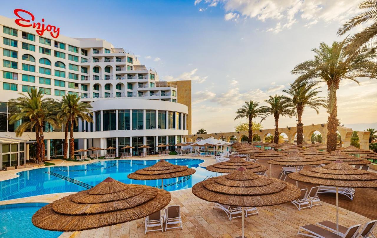 Enjoy Dead Sea Hotel Ein Bokek Exterior photo The hotel's main pool
