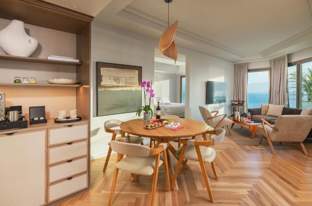 Enjoy Dead Sea Hotel Ein Bokek Exterior photo A 3D rendering of a living room